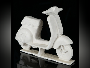 EDUARDO PAOLOZZI, LAMBRETTA SCOOTER PLASTER MOTORCYCLE MODEL For Sale (picture 1 of 1)