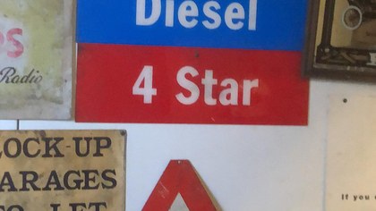 Early plastic Diesel / 4 Star petrol sign £40