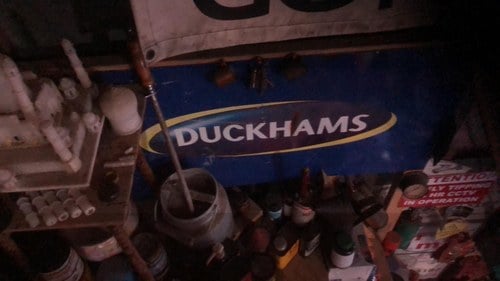 1970's aluminium Duckhams sign, £85. SOLD
