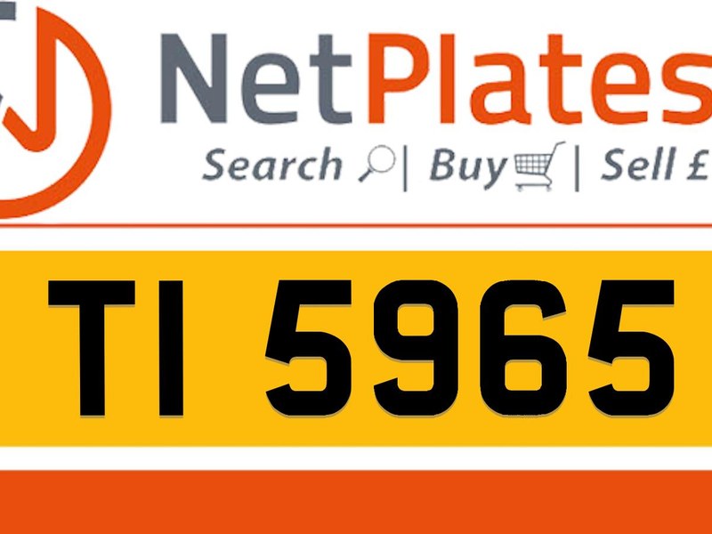 TI 5965 Private Number Plate On DVLA Retention Ready To Go