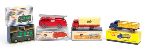 Lot 102 - Four boxed Dinky commercial vehicles For Sale by Auction
