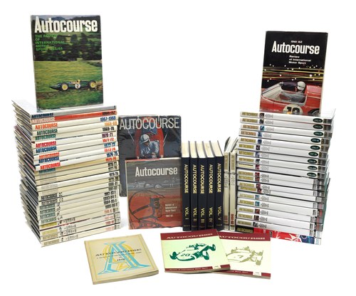 Autocourse annuals; a near complete run Zu verkaufen durch Auktion