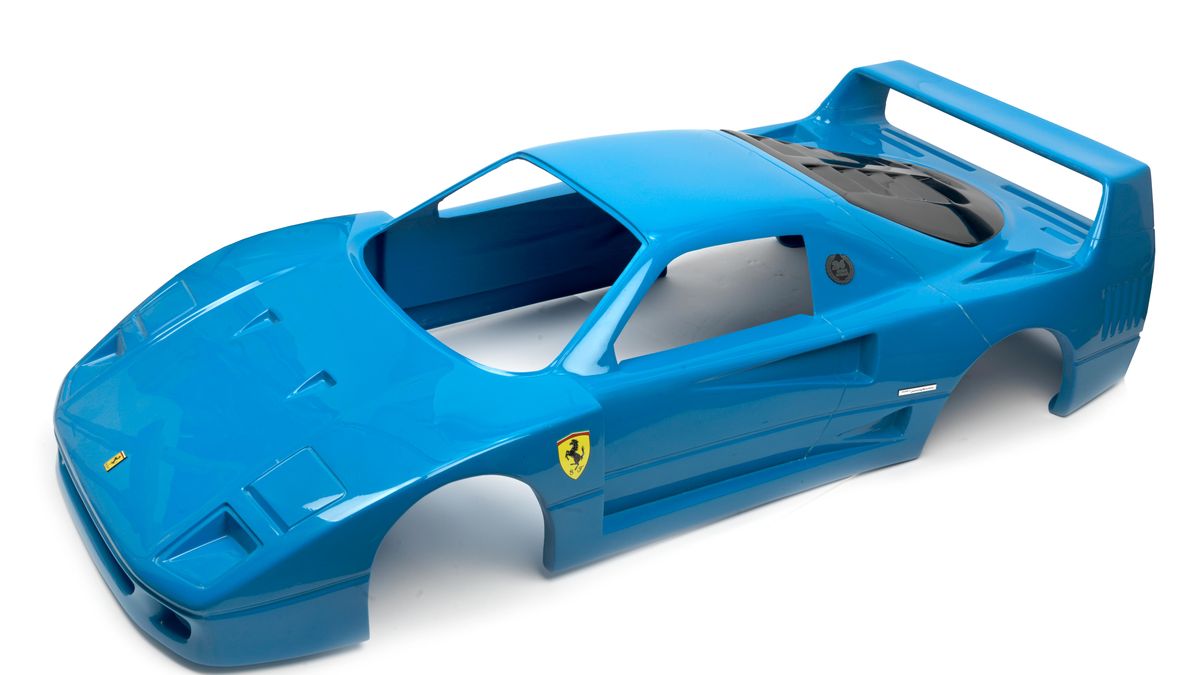 A 1:3 scale fibreglass 'Le Mans Ferrari F40' body shell For Sale by ...