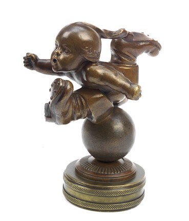 1920 A rare 'Le Petit Poucet' mascot by Max Blondat, French, circ For Sale by Auction
