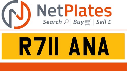 R711 ANA Private Number Plate On DVLA Retention Ready To Go For Sale