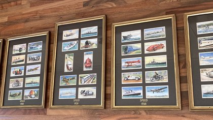 Wills's Cigarettes framed tea card collection