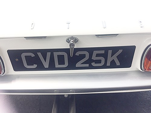 NUMBERPLATE CVD 25K SOLD