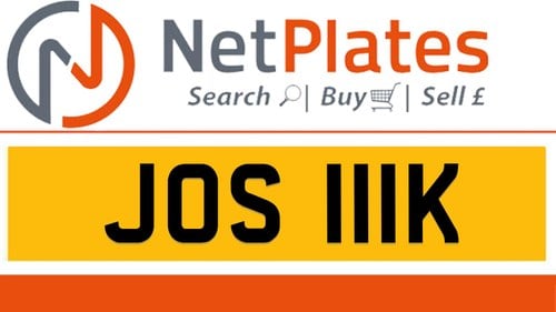 JOS 111K JOSH K Private Number Plate On DVLA Retention Ready In vendita