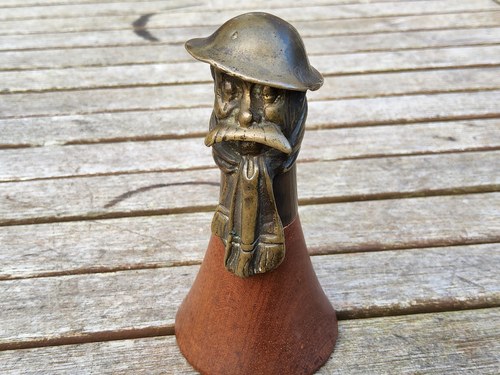 1930 Car/motorcycle mascot old bill bruce bairnsfather motorcycle For Sale