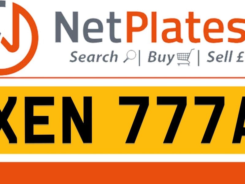 XEN 777A XENIA Private Number Plate On DVLA Retention Ready