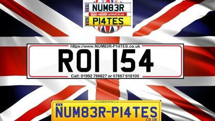 ROI 154 - Dateless Private Number Plate