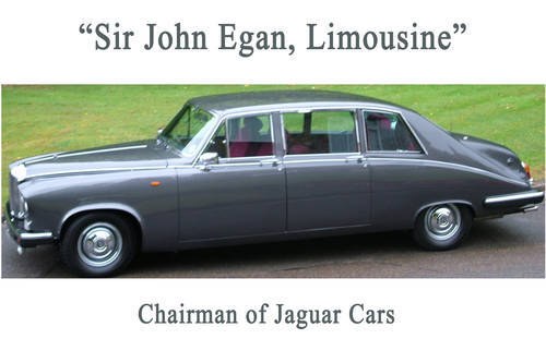1989 DAIMLER DS 420-1 OFF SirJ.Egan OFFICIAL FACTORY LIMO For Sale