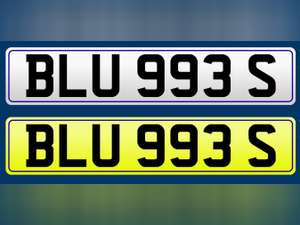 BLU 993 S registration, ideal for Porsche 993 S For Sale (picture 1 of 1)