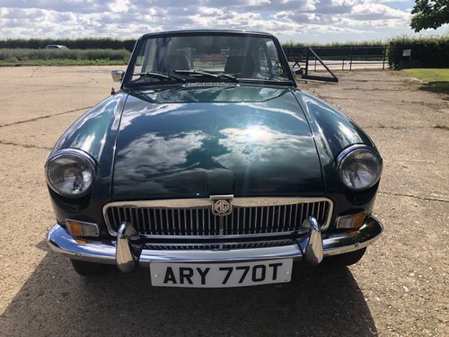 1978 MGB GT, 1.8 petrol, manual For Sale by Auction