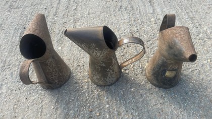 Ex WD army oil pourers with great patina for £25 each.