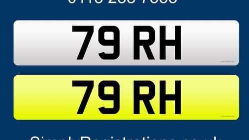 Picture of 79 RH – Private number plate - For Sale