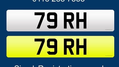 79 RH – Private number plate