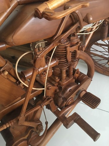 1937 350 AJS Wooden Motorcycle Kaufen Bei