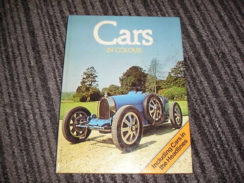 0000 cars in colour hardback For Sale