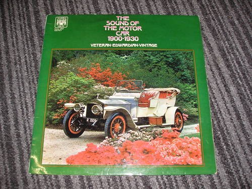 0000 the sound of the motor car. vinyl lp For Sale