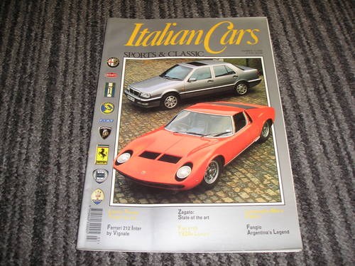 italian cars sports and classic no 11 In vendita
