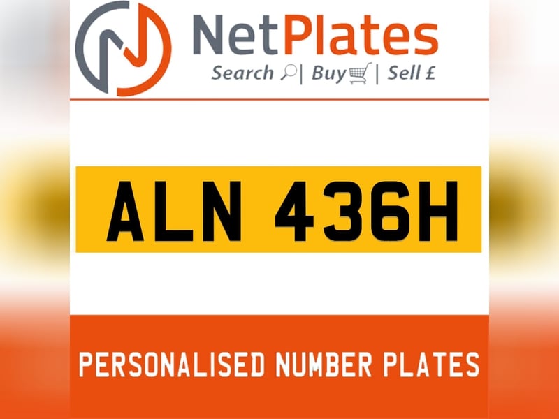 ALN 436H Private Number Plate On DVLA Retention Ready To Go