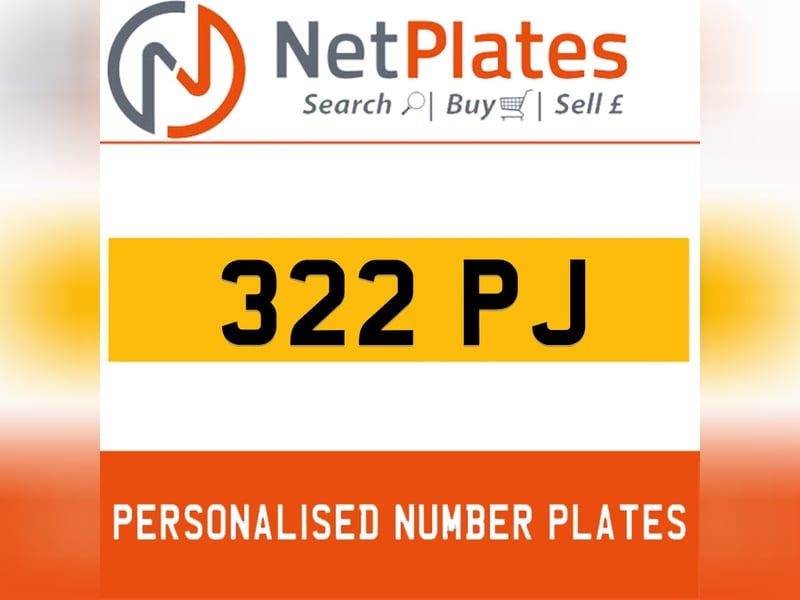 322 PJ Private Number Plate On DVLA Retention Ready To Go