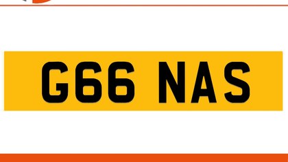 G66 NAS - GEENA Private Number Plate On DVLA Retention