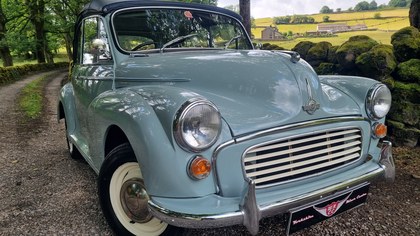 1970 Smoke Grey Minor convertible in lovely order!