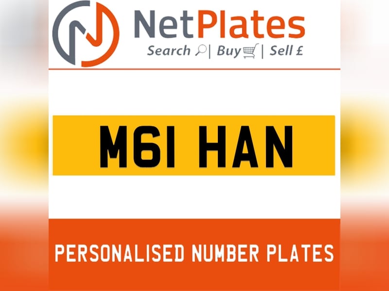 M61 HAN MOHAN Private Number Plate On DVLA Retention