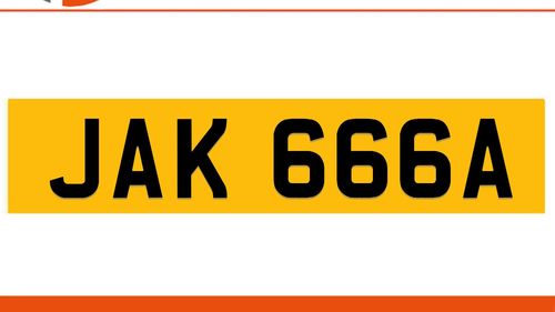 Picture of JAK 666A  JAKE A Private Number Plate On DVLA Retention - For Sale