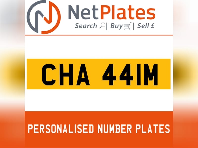 CHA 441M Private Number Plate On DVLA Retention Ready To Go