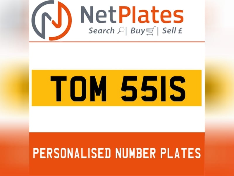 TOM 551S TOM Private Number Plate On DVLA Retention