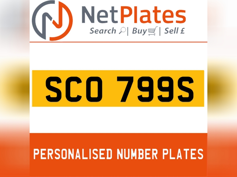 SCO 799S SCOT Private Number Plate On DVLA Retention