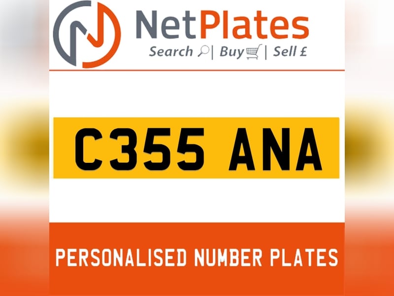 C355 ANA CEASSAN Private Number Plate On DVLA Retention