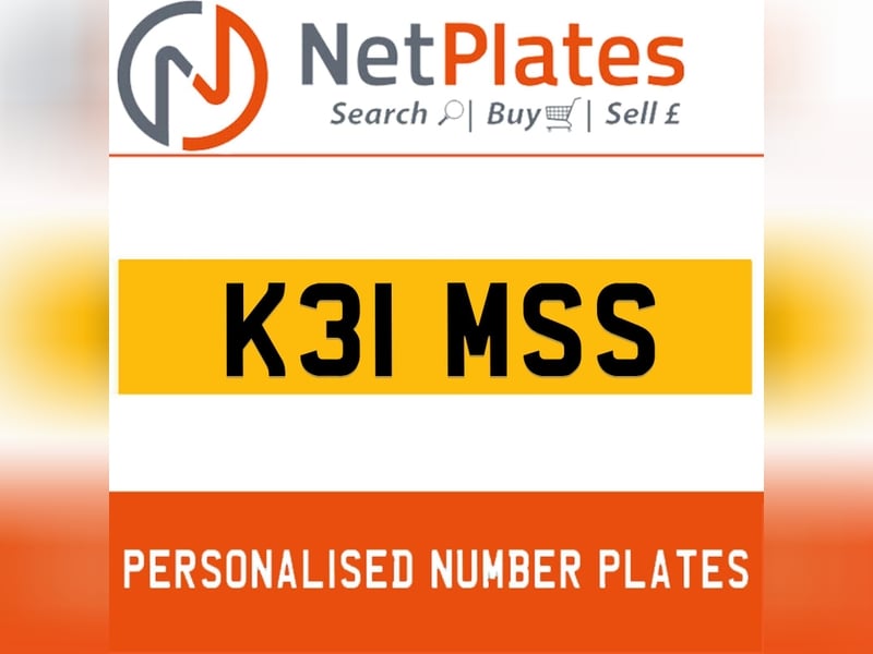 K31 MSS KIMS Private Number Plate On DVLA Retention