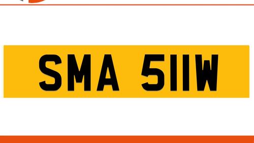 Picture of SMA 511W Private Number Plate On DVLA Retention Ready To Go - For Sale