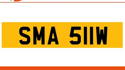 SMA 511W Private Number Plate On DVLA Retention Ready To Go
