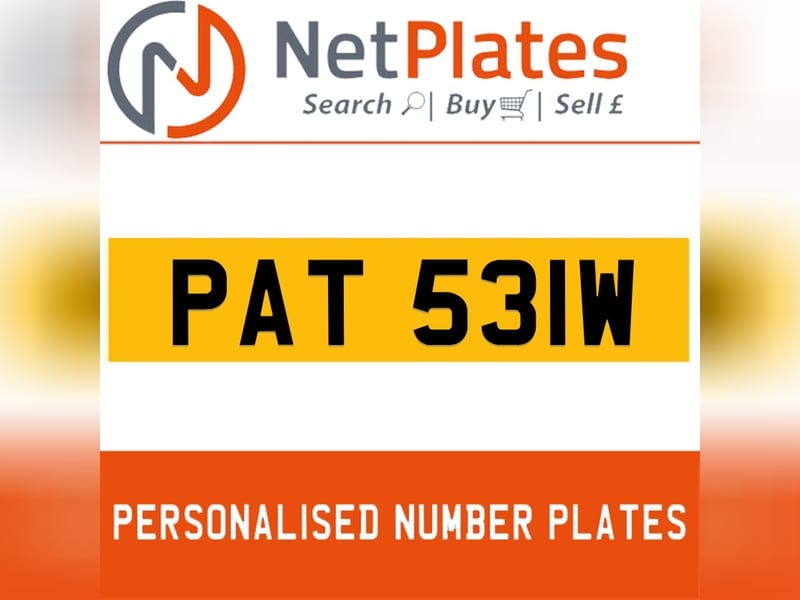 PAT 531W PAT Private Number Plate On DVLA Retention