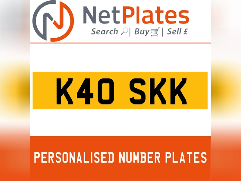 K40 SKK Private Number Plate On DVLA Retention Ready To Go