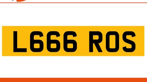 Picture of L666 ROS Private Number Plate On DVLA Retention Ready To Go - For Sale