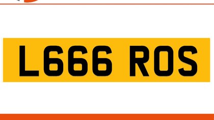 L666 ROS Private Number Plate On DVLA Retention Ready To Go