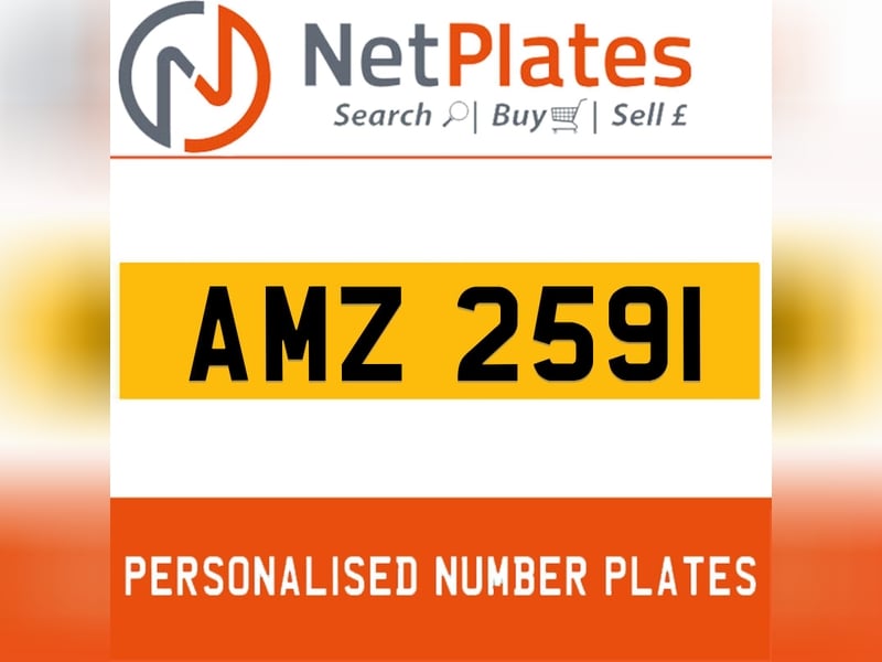 AMZ 2591 AMZ Private Number Plate On DVLA Retention