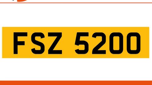 Picture of FSZ 5200 Private Number Plate On DVLA Retention Ready To Go - For Sale
