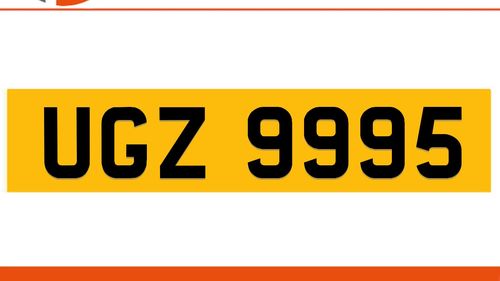 Picture of UGZ 9995 Private Number Plate On DVLA Retention Ready To Go - For Sale
