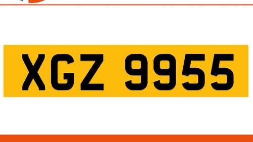 Picture of XGZ 9955 Private Number Plate On DVLA Retention Ready To Go - For Sale