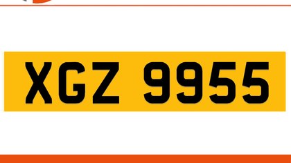 XGZ 9955 Private Number Plate On DVLA Retention Ready To Go
