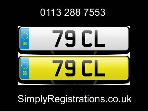 79 CL - Private Number Plate In vendita