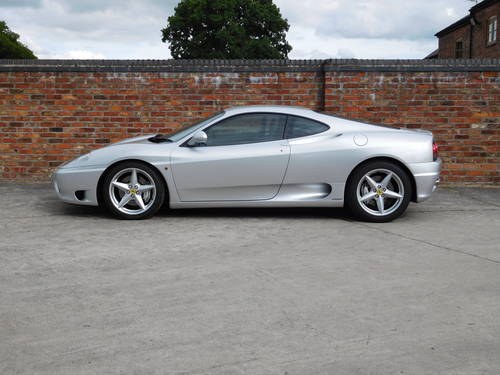 2001 FERRARI 360 COUPE MANUAL RHD, Only 21,000 Miles For Sale