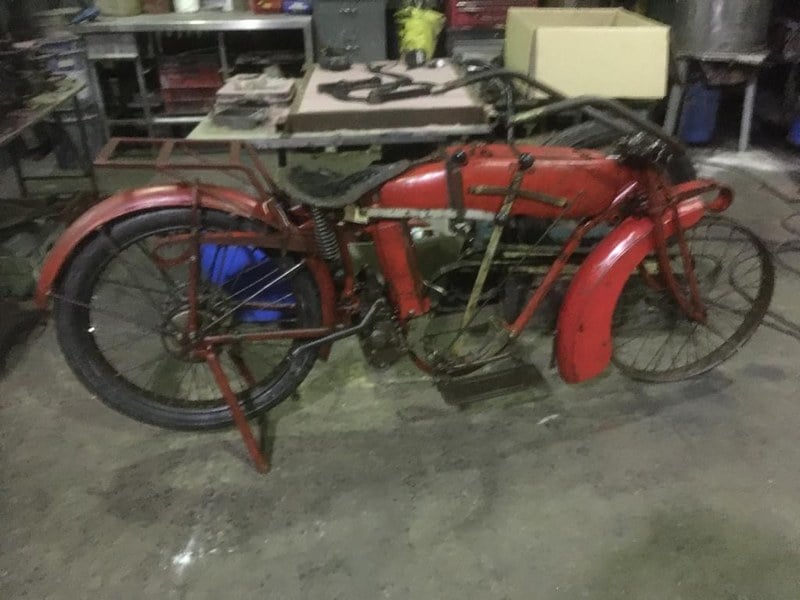 1917 Indian Motorcycle (Unrestored) Powerplus